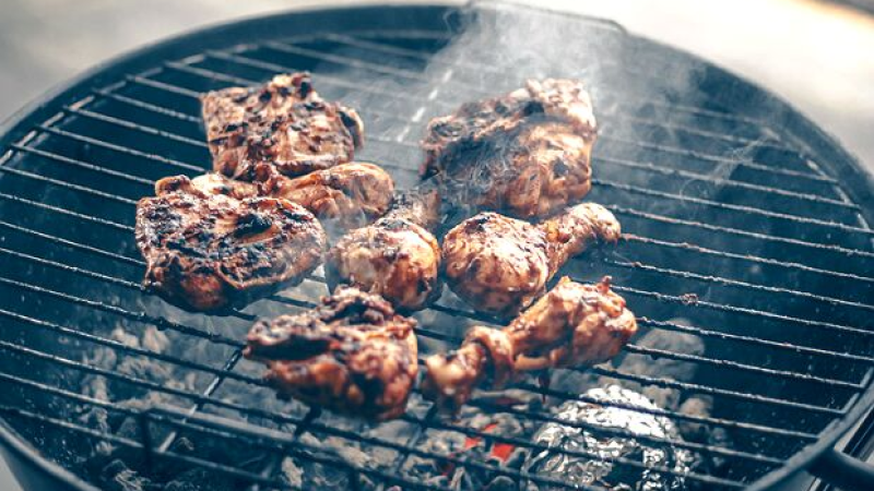 chicken on the weber