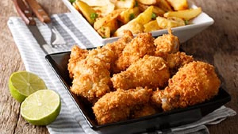 crumbed chicken