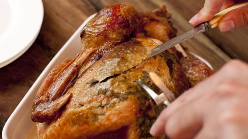 carving chicken