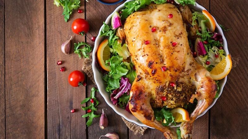 stuffed roast chicken